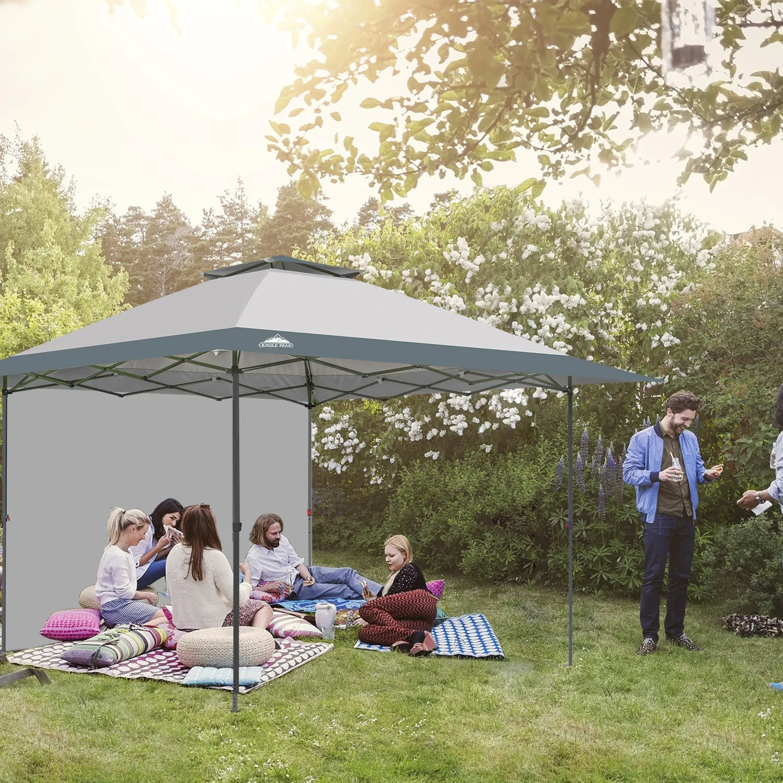 13x13 Pop Up Canopy Tent With Sidewall