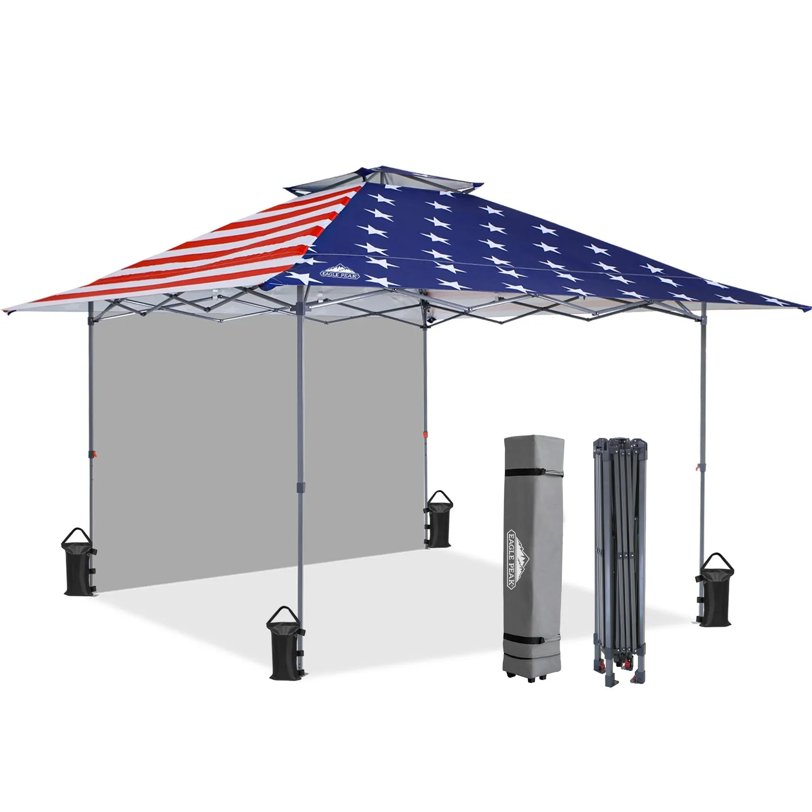 13x13 Pop Up Canopy Tent With Sidewall