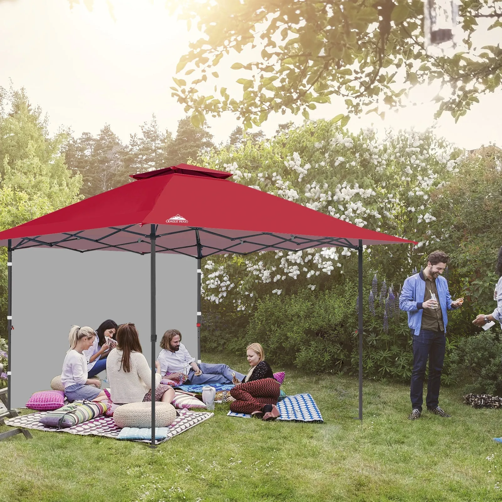 13x13 Pop Up Canopy Tent With Sidewall