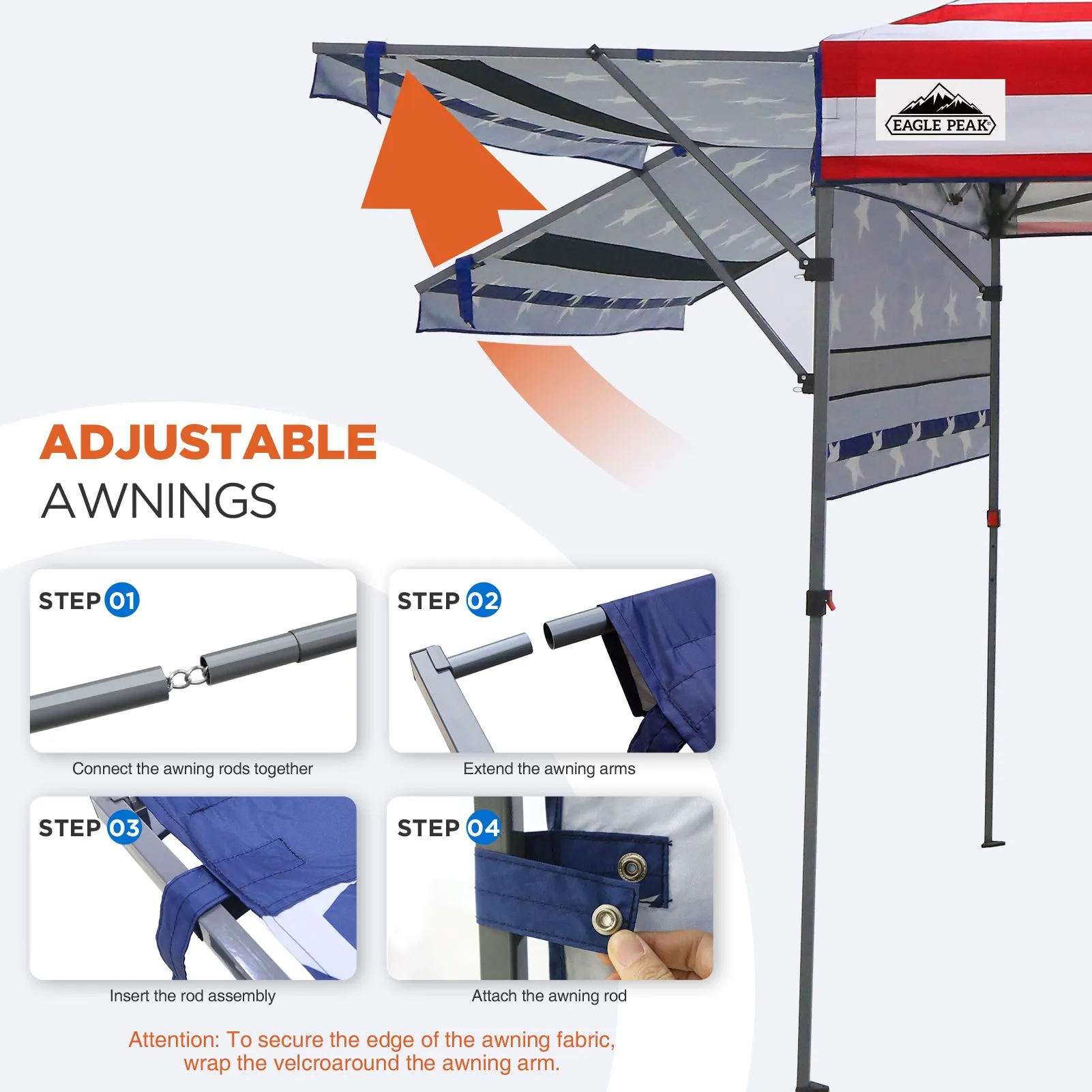 17x10 Pop up Gazebo Canopy Tent Outdoor Instant Canopy Shelter