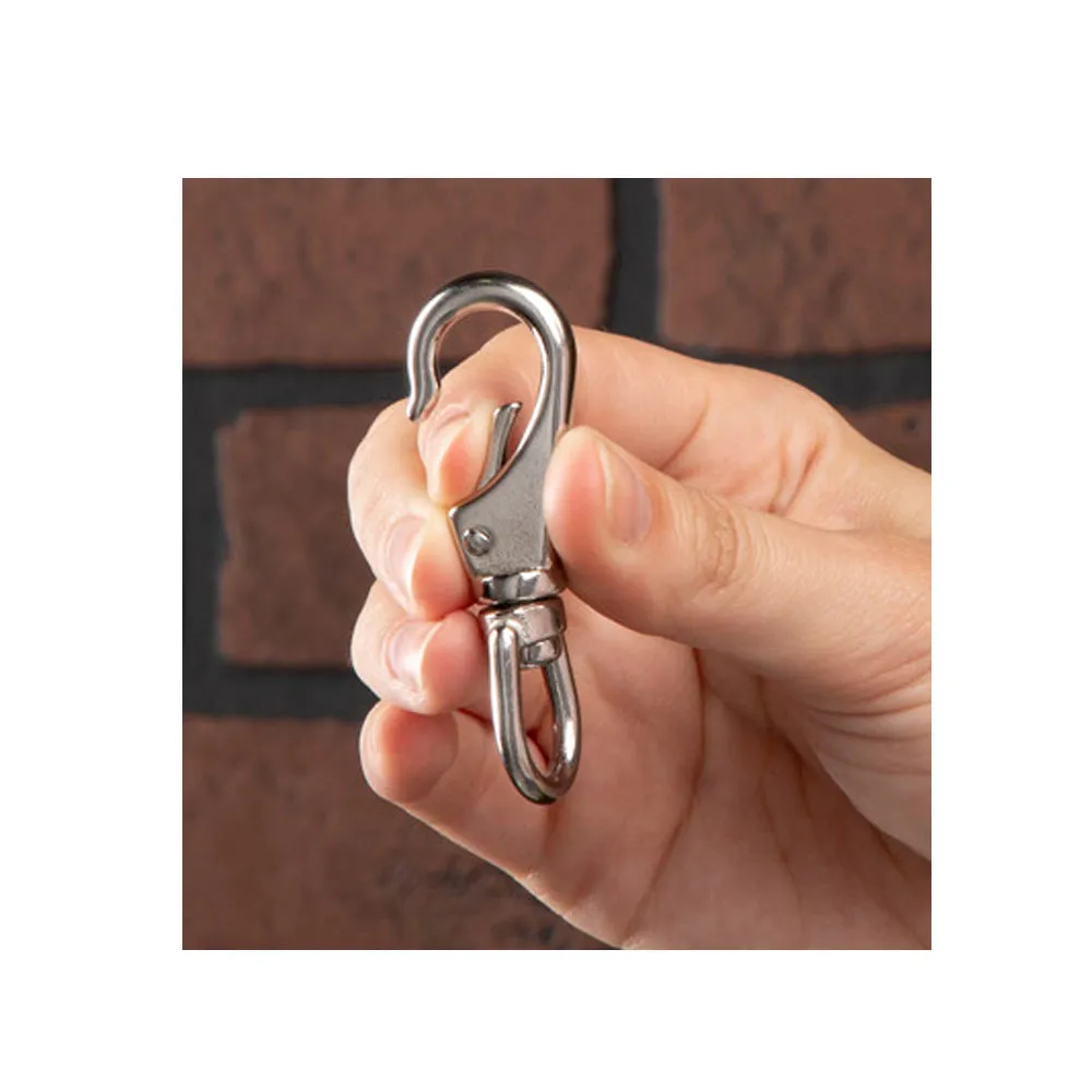 4 Pack Heavy Duty Swivel Snap Hooks Dog Leashes Rope Boat Spring Hook Pet Chains