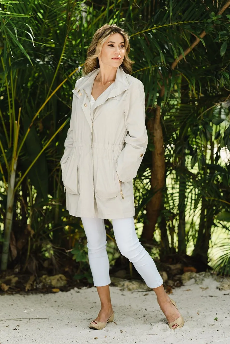 Alys Rain Jacket Fog