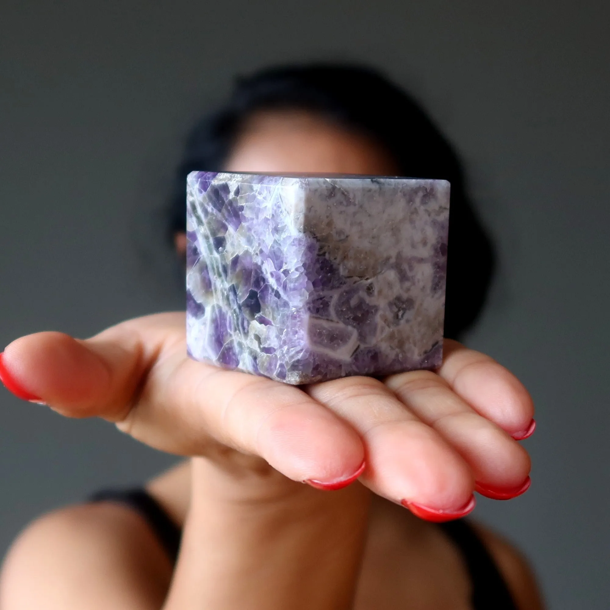 Amethyst Cube Spirituality Purple Meditation Crystal