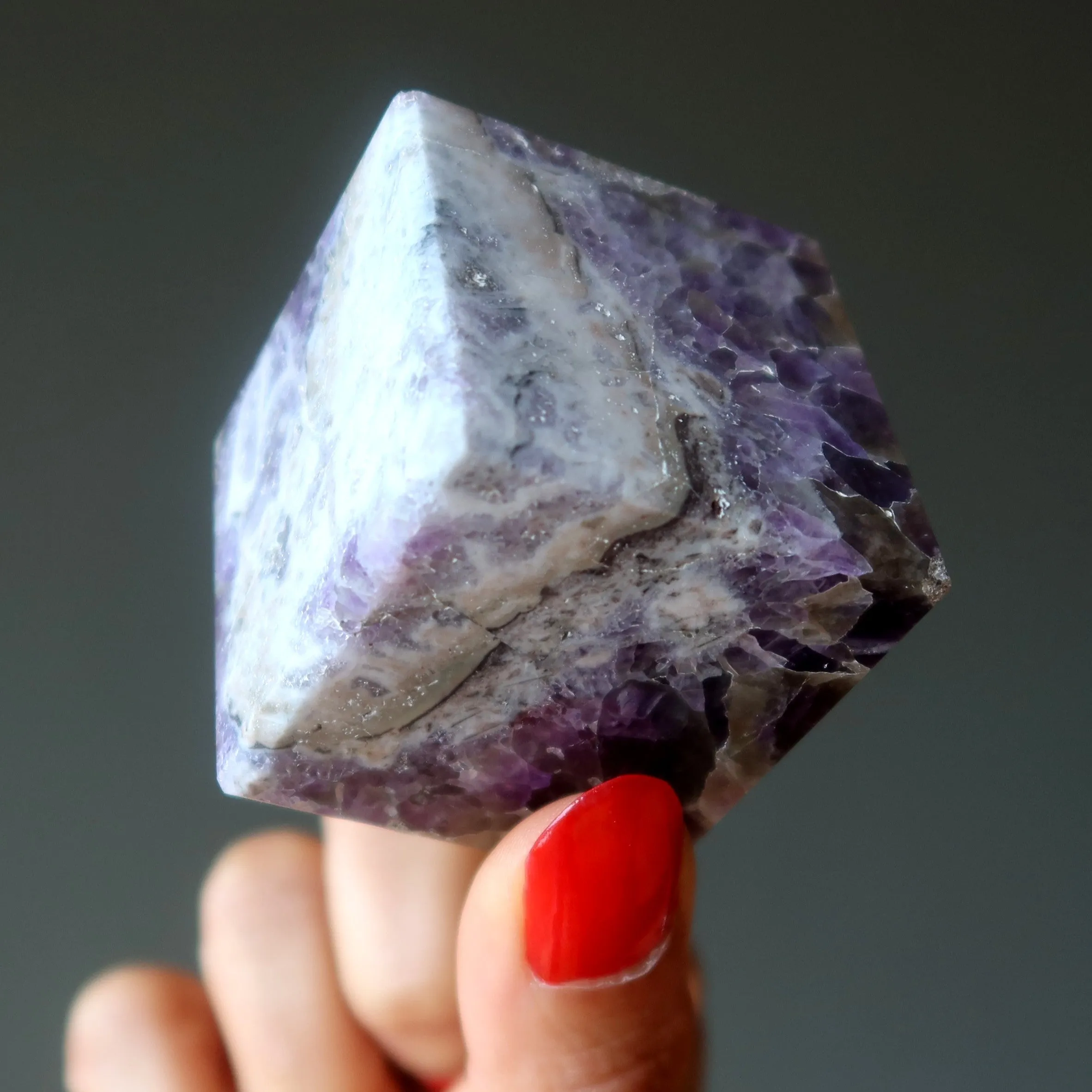 Amethyst Cube Spirituality Purple Meditation Crystal