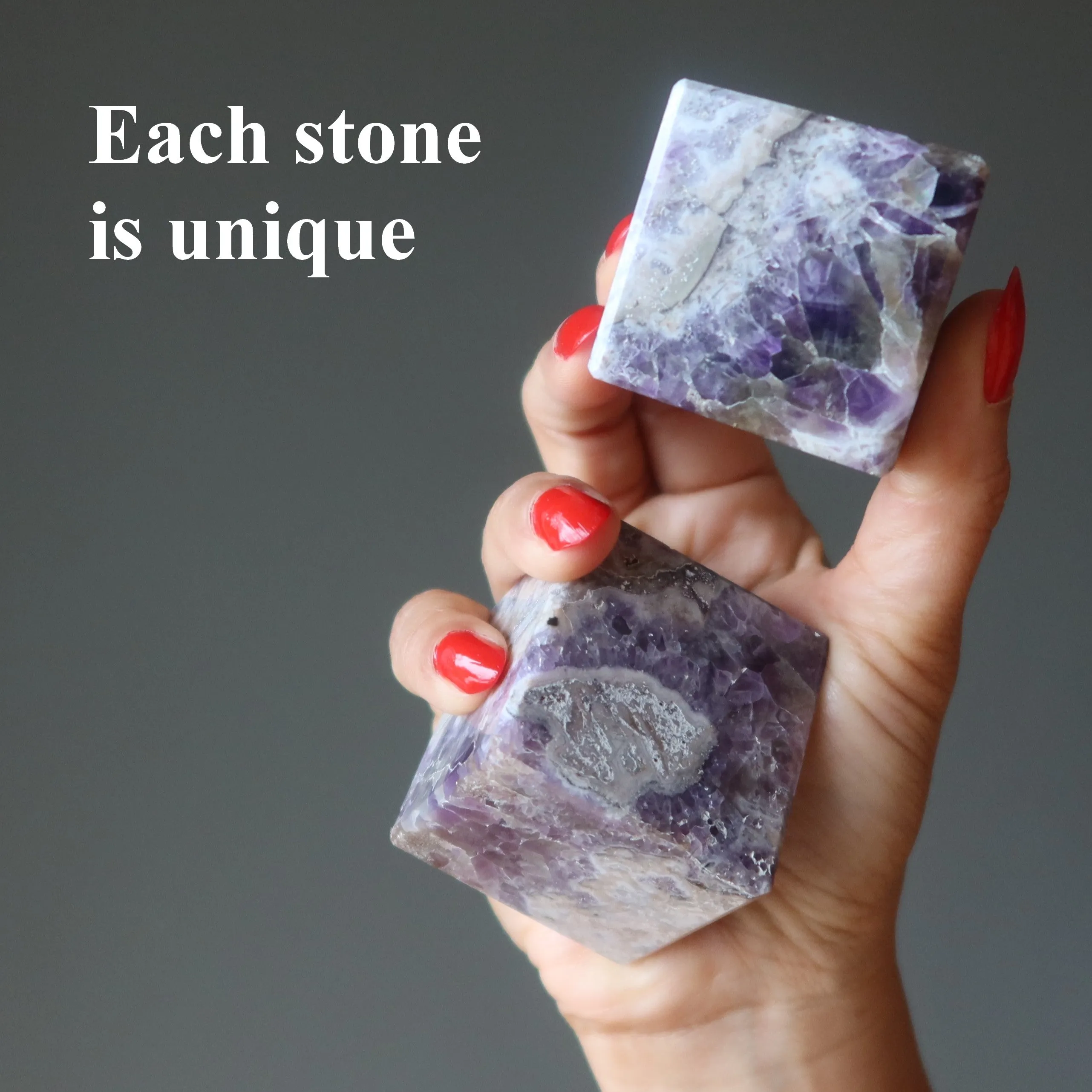 Amethyst Cube Spirituality Purple Meditation Crystal