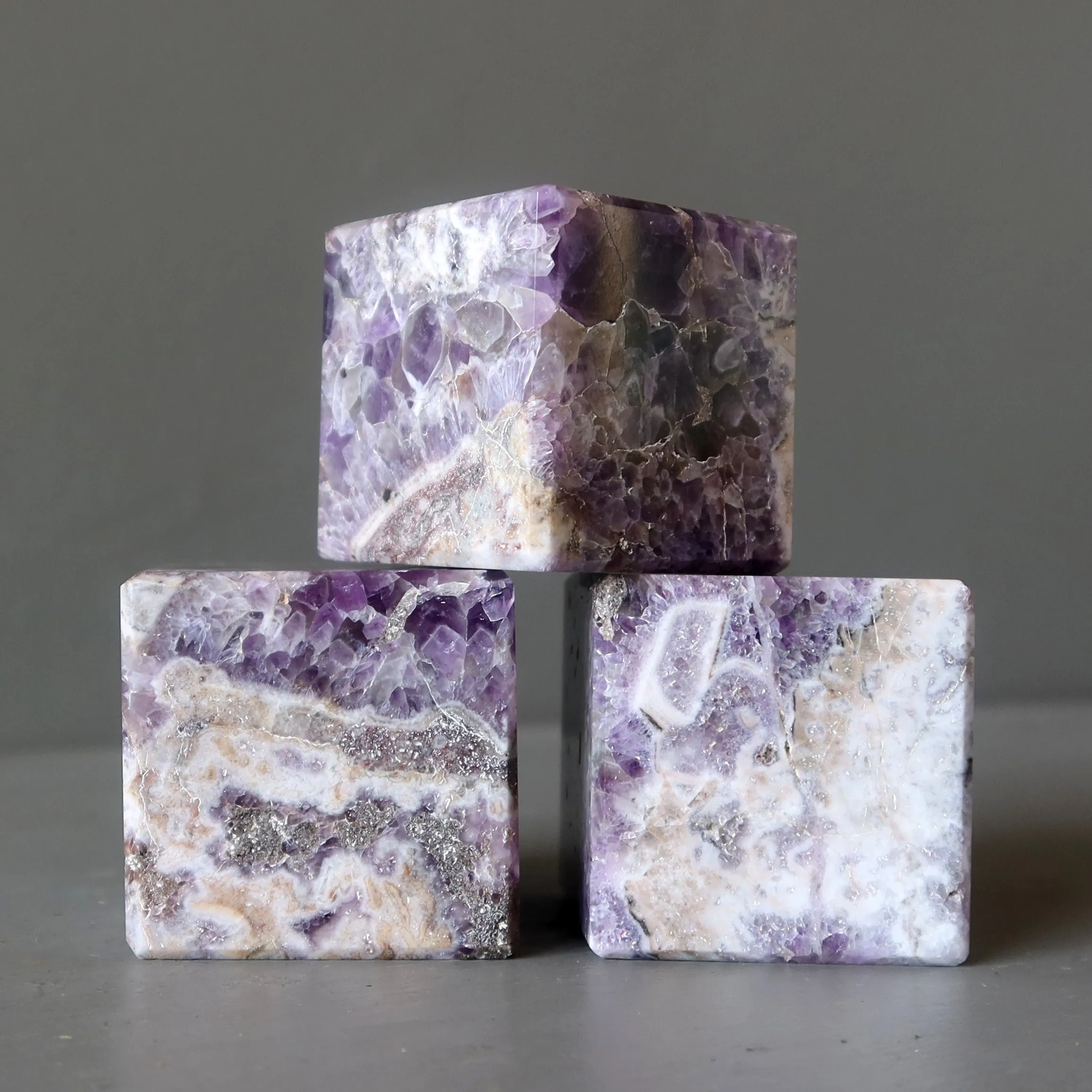 Amethyst Cube Spirituality Purple Meditation Crystal