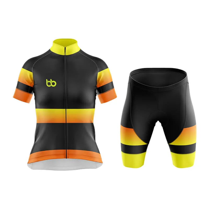BB Gradient Club Cycling Kit (Yellow-Orange)