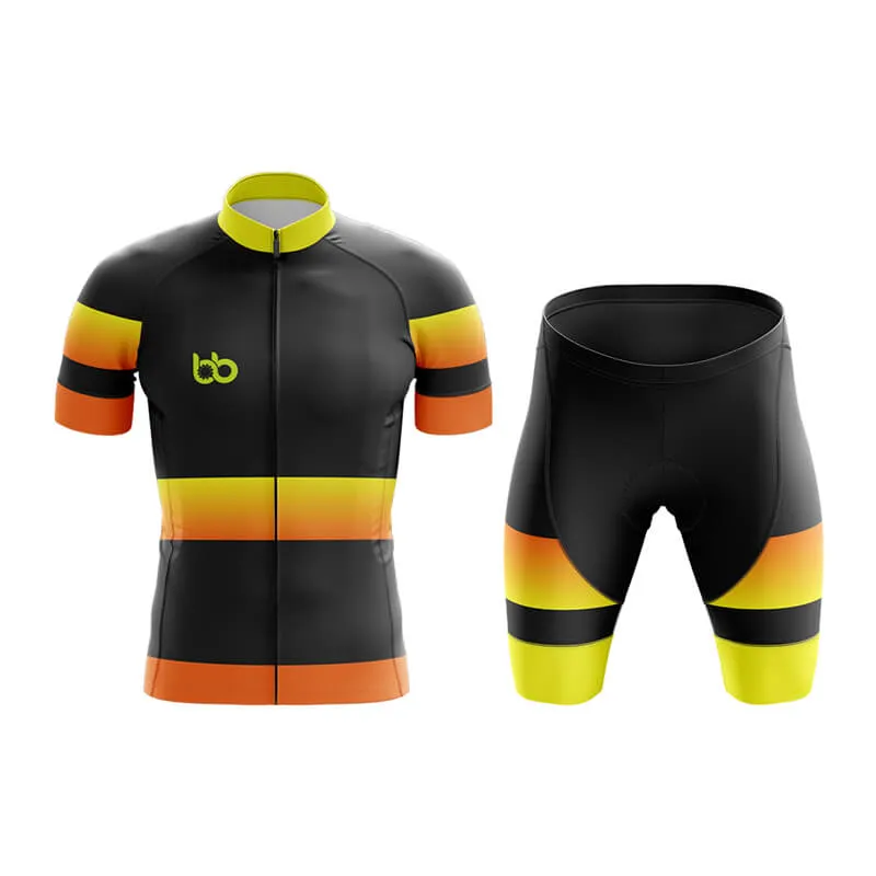BB Gradient Club Cycling Kit (Yellow-Orange)