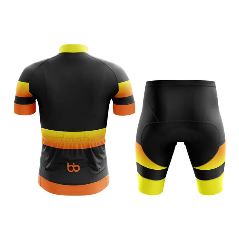 BB Gradient Club Cycling Kit (Yellow-Orange)