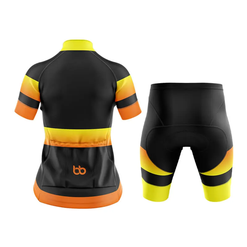 BB Gradient Club Cycling Kit (Yellow-Orange)