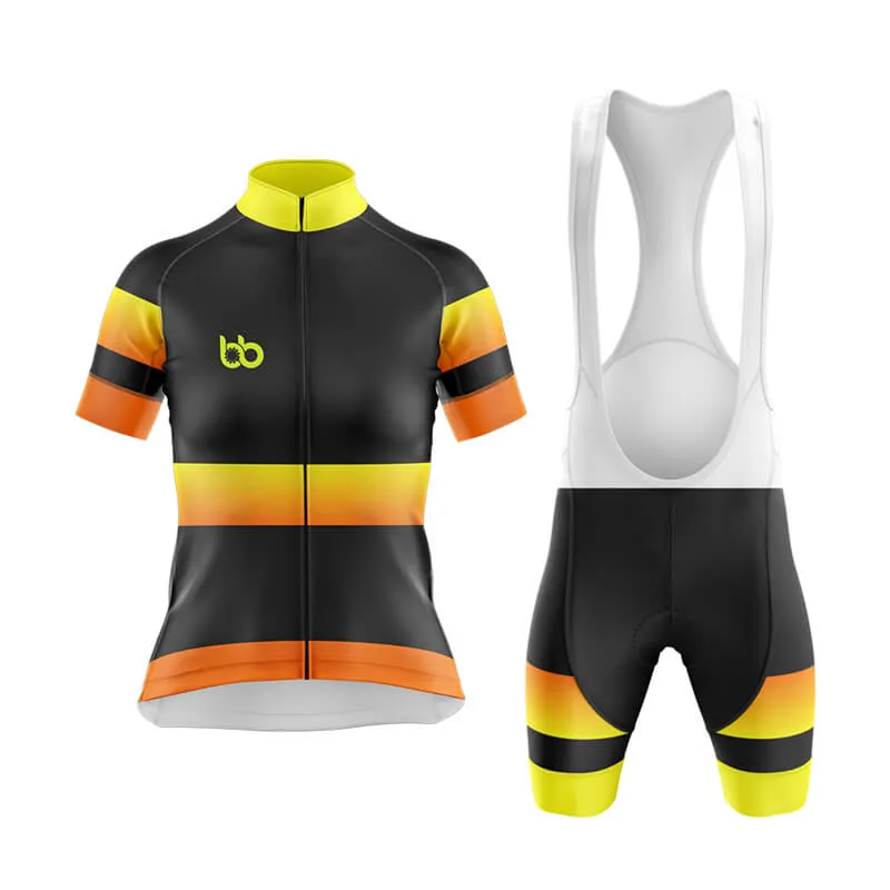 BB Gradient Club Cycling Kit (Yellow-Orange)
