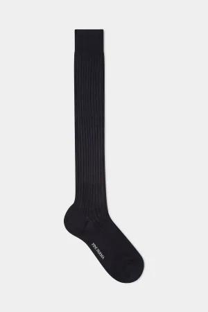 Blue long Socks - Made in Italy
