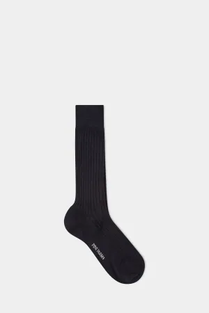 Blue Short Socks - Made in Italy