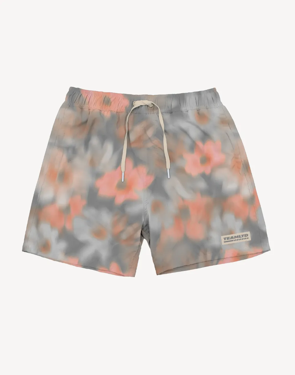 Blurred Floral 17" Swim Trunk