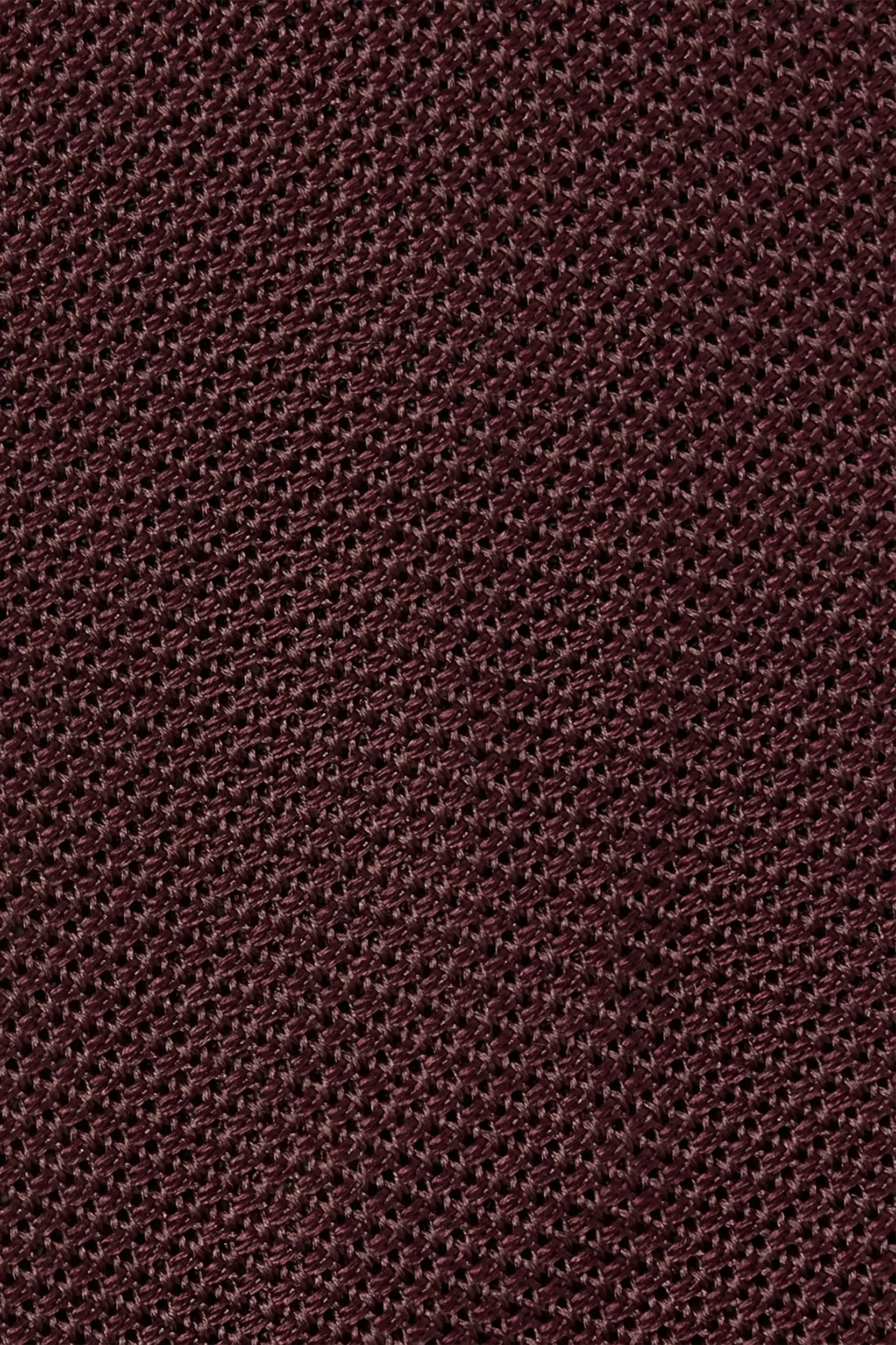 Bordeaux grenadine silk tie - Hand Made In Italy