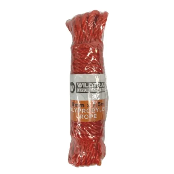 Camping Polypropylene Rope 6MM x 7.5M