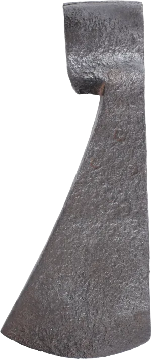 COLONIAL AMERICAN, REVOLUTIONARY WAR ROUND POLL CAMP AXE