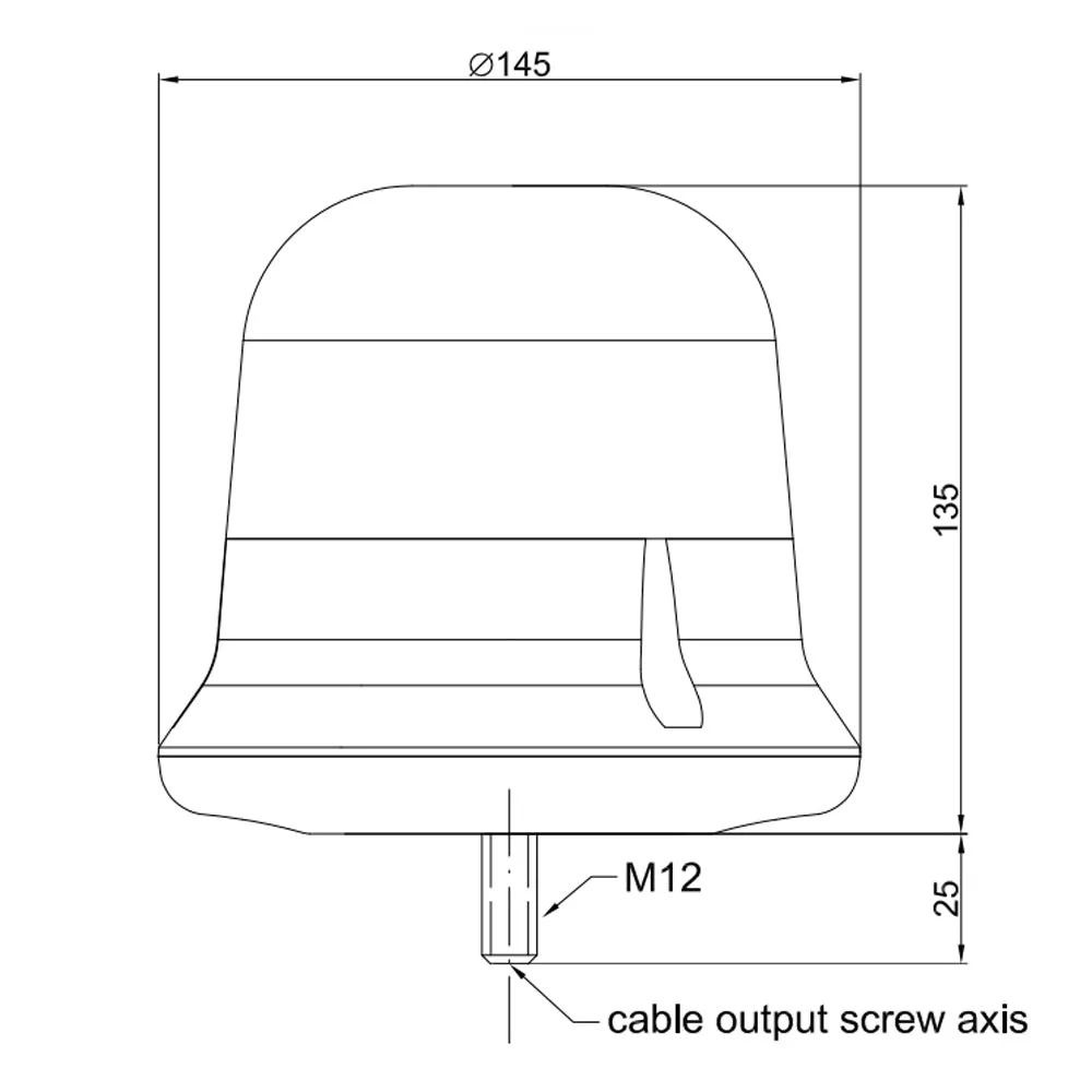 Compact LED Beacon with Sync Function