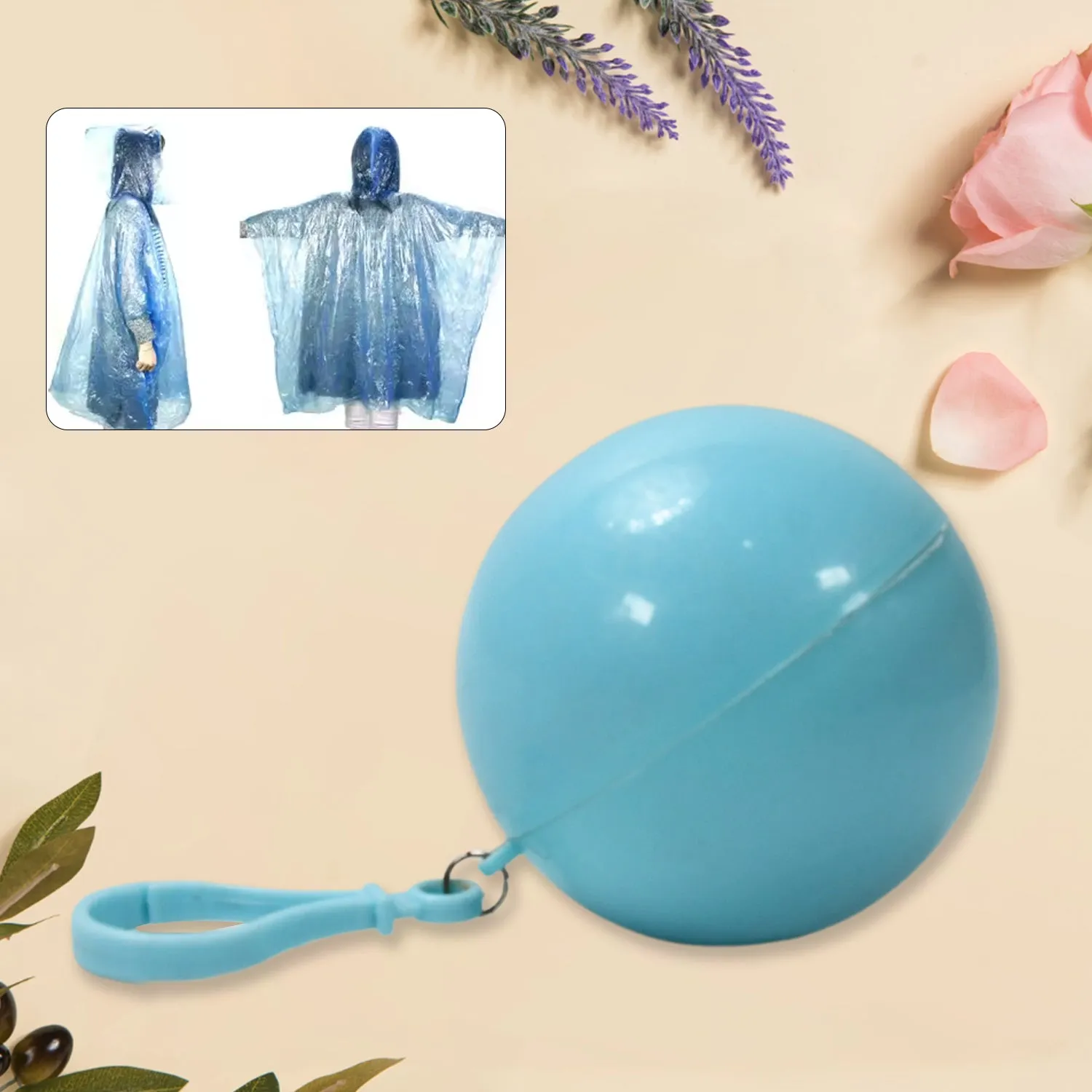 Disposable Kids Raincoat with Hood, Travel-Friendly