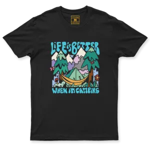 Drifit Shirt: When I'm Camping