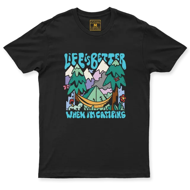 Drifit Shirt: When I'm Camping