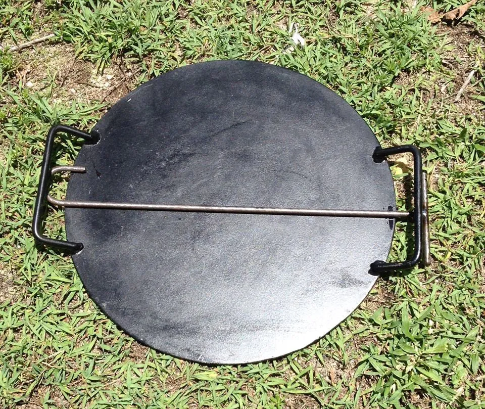 Folding BBQ Grill with Drop in Hot Plate & Hook