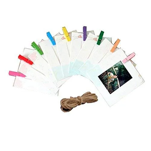 Giani Lode Paper Photo Frame Film Decor Borders for Fujifilm 3 inches Instax mini 8, 7S, 25, 50S, 90 Instant Camera Films (9Pcs Set2)