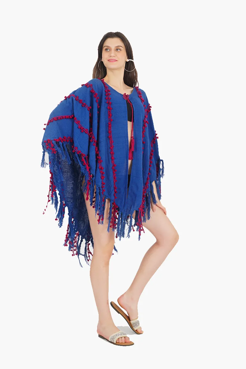 Handwoven Mexican Poncho