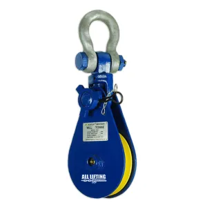 Heavy Duty Snatch Block with Shackle Head