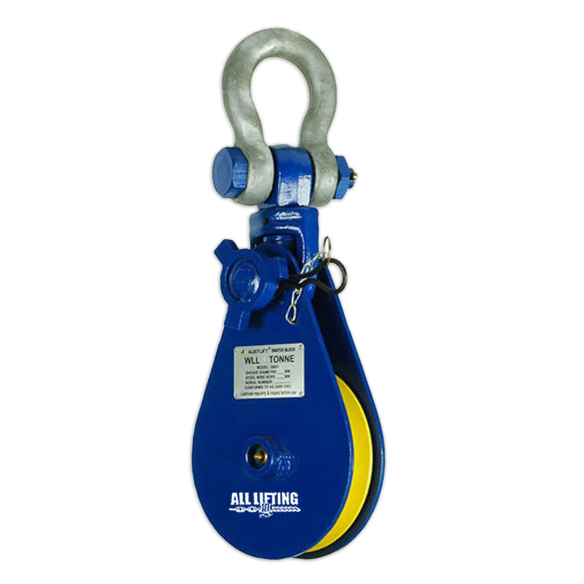 Heavy Duty Snatch Block with Shackle Head