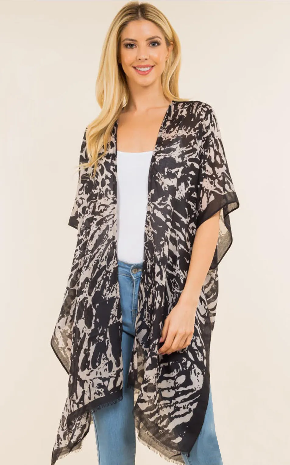 KP4118 Kimono Cover Up