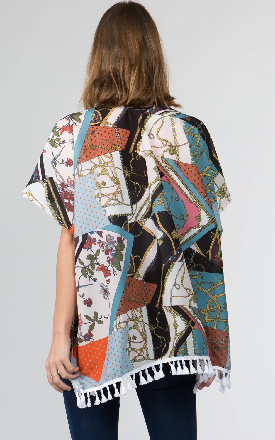 KP9711 Multi Printed Kimono