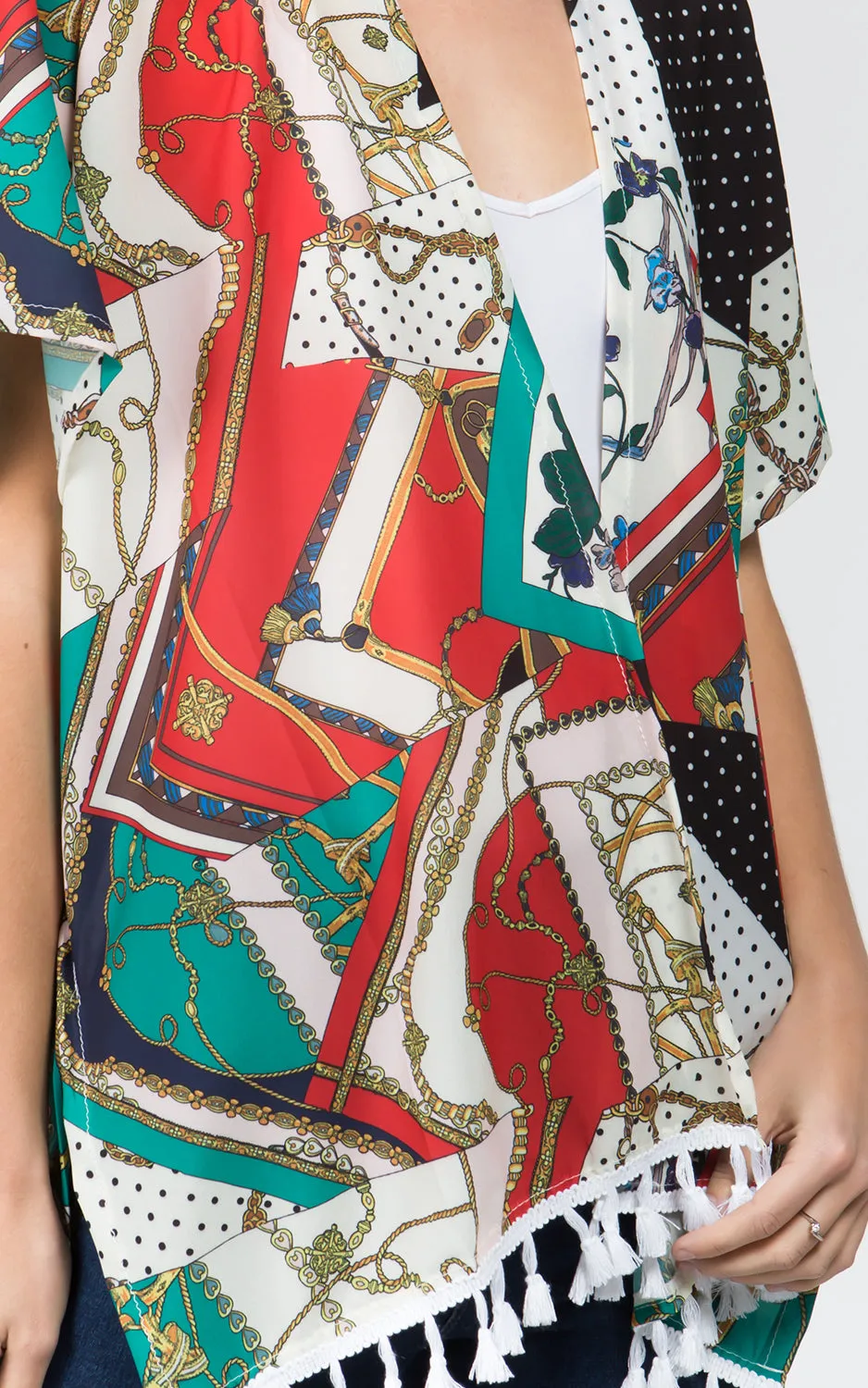 KP9711 Multi Printed Kimono