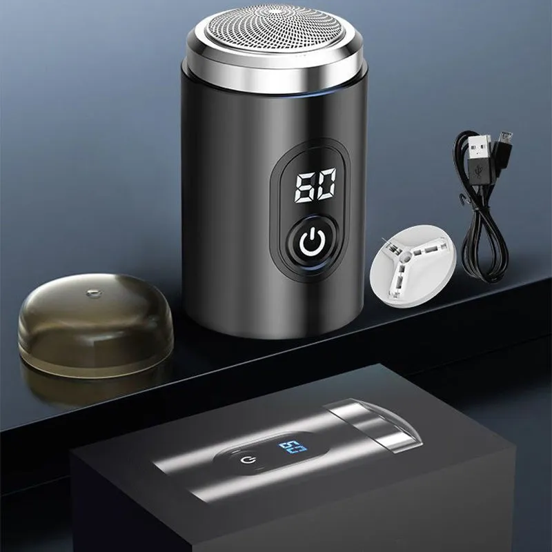 Mini Portable Rechargeable Shaver with Digital Display
