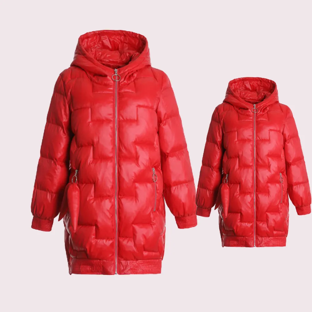 Mommy & Me Winter Hooded Jacket