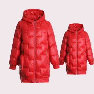 Mommy & Me Winter Hooded Jacket