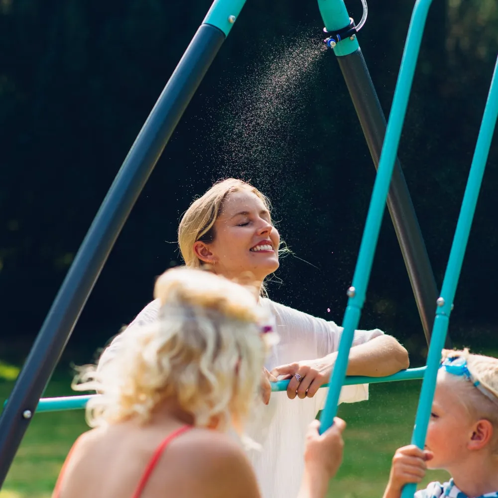 Plum Premium Metal Single Swing and Glider With Mist