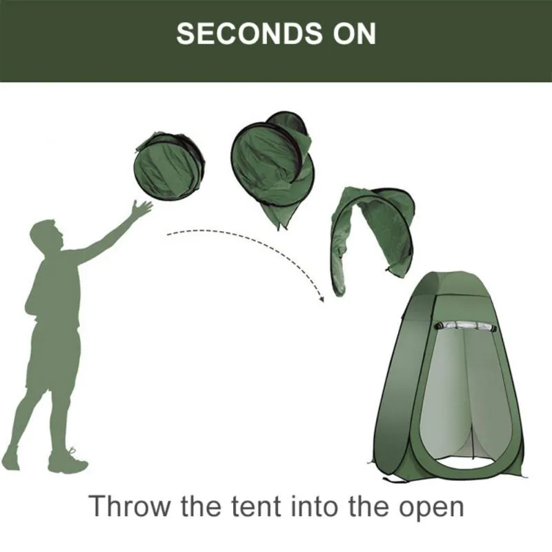 Portable Outdoor Camping Tent Changing Fitting Room Mobile Toilet