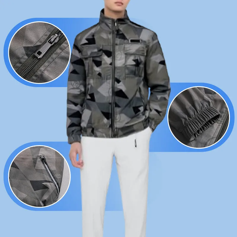 Rechargeable Cooling Jacket with Dual Fans