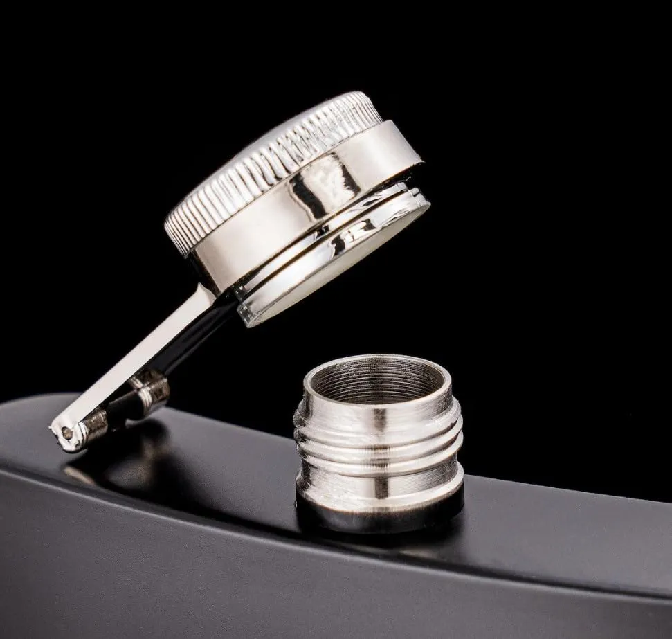 Stainless Steel Hip Flasks 5 Oz. Groom & Groomsman by Funky Junque