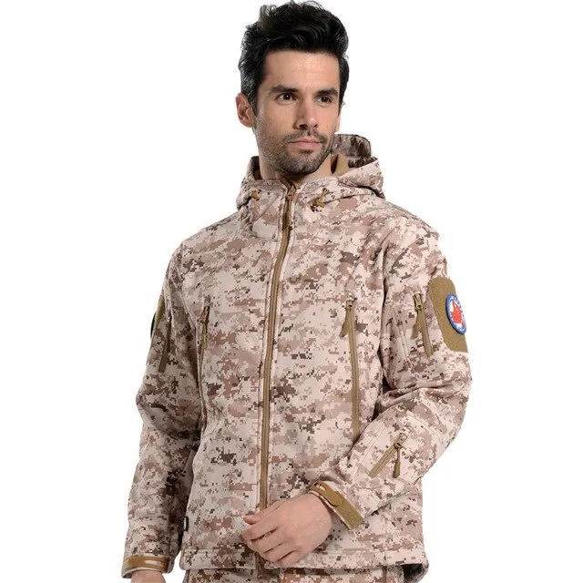 Tad 4.0 Gear Tactical Soft Shell Camouflage Outdoors Hike Jacket Men Army Militar Waterproof Hunter Clothes Set Military Jacket