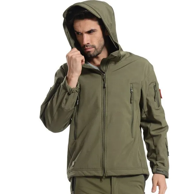 Tad 4.0 Gear Tactical Soft Shell Camouflage Outdoors Hike Jacket Men Army Militar Waterproof Hunter Clothes Set Military Jacket