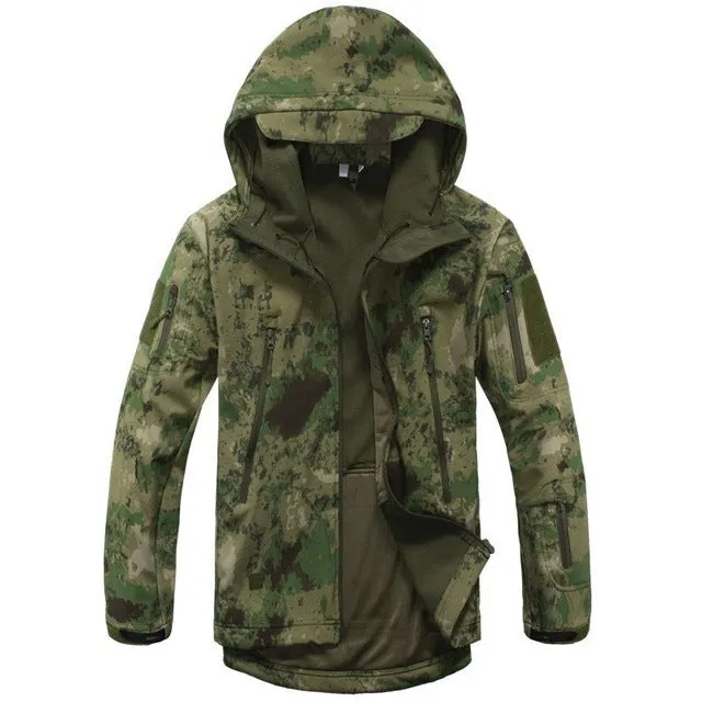 Tad 4.0 Gear Tactical Soft Shell Camouflage Outdoors Hike Jacket Men Army Militar Waterproof Hunter Clothes Set Military Jacket