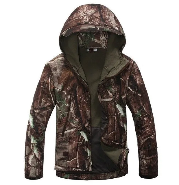 Tad 4.0 Gear Tactical Soft Shell Camouflage Outdoors Hike Jacket Men Army Militar Waterproof Hunter Clothes Set Military Jacket