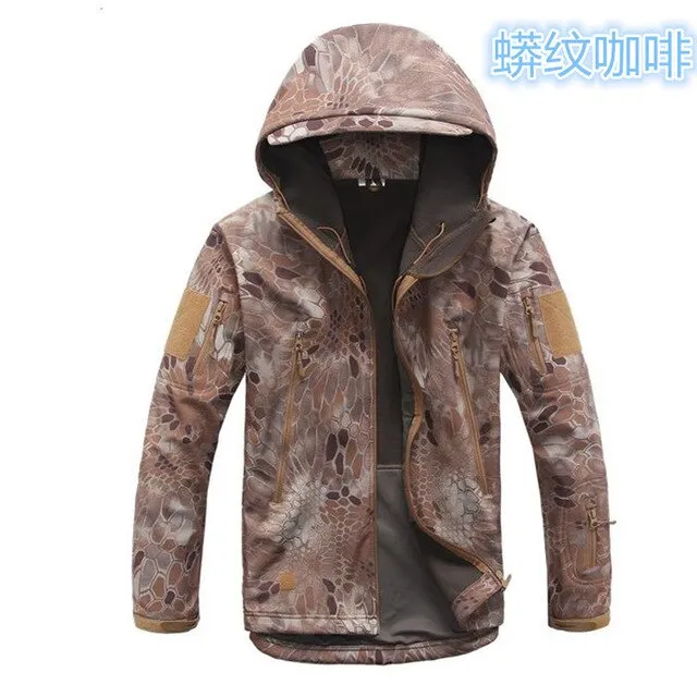 Tad 4.0 Gear Tactical Soft Shell Camouflage Outdoors Hike Jacket Men Army Militar Waterproof Hunter Clothes Set Military Jacket