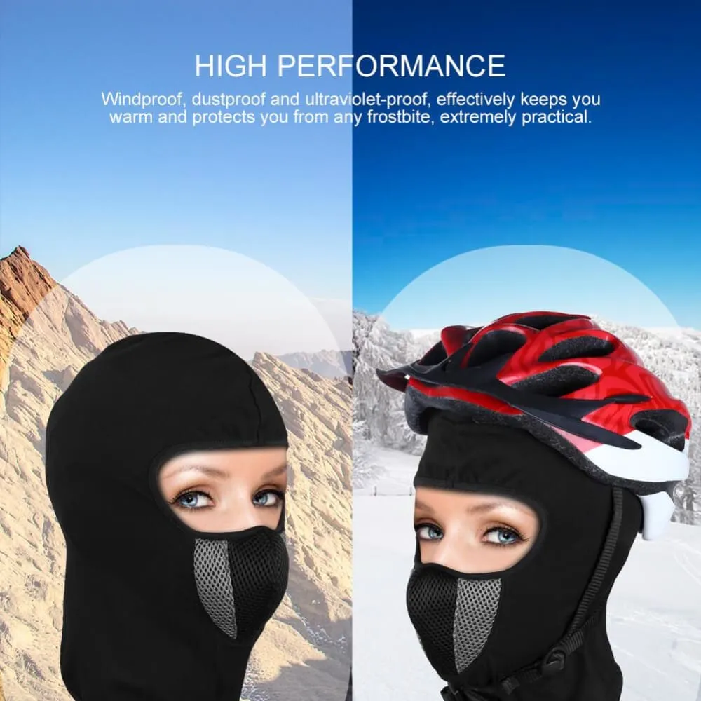 Vbiger Windproof Balaclava Motorcycle Tactical Skiing Face Mask
