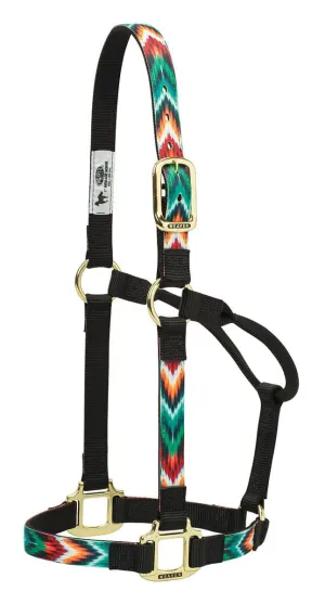 Weaver Nylon Chevron Halter, Black/Multi